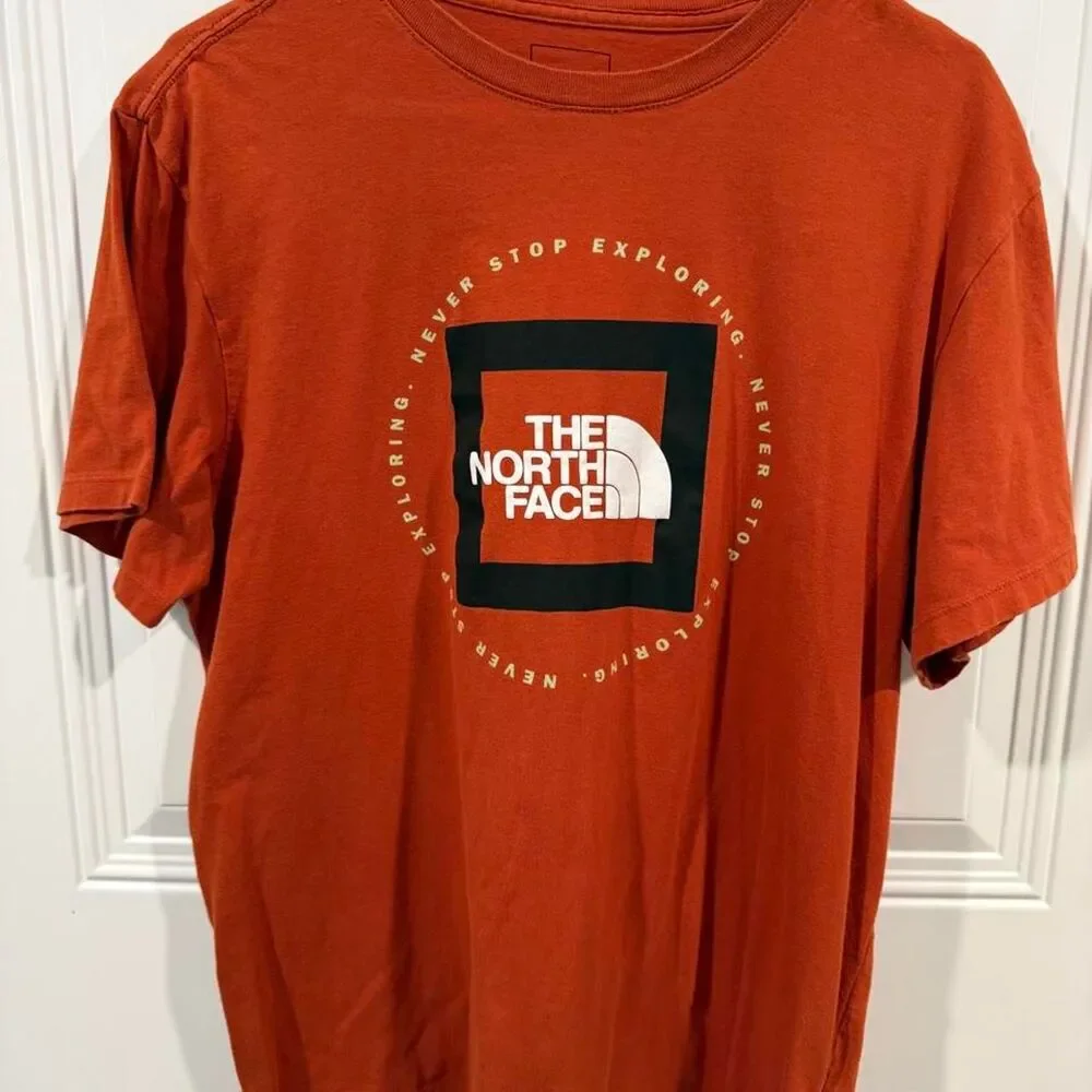 The-North-Face Men's Orange T-shirt